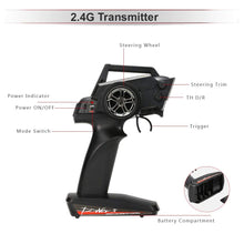 Load image into Gallery viewer, 1:12 Scale Remote Control Car,4WD Top Speed 50 Km/h Electric Toy Off Road 2.4GHz RC Monster Vehicle Truck Crawler
