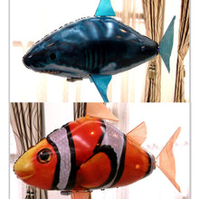 Load image into Gallery viewer, Remote Control Shark Toys Swimming Fish RC Animal Toy Infrared RC Fly Air Balloons Clown Fish Toy (Orange)
