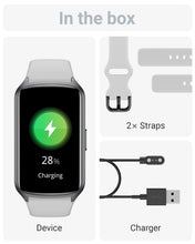 Load image into Gallery viewer, Amzhero Health Fitness Tracker with 24/7 Heart Rate, Blood Oxygen -Grey
