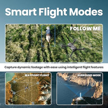 Load image into Gallery viewer, EZ Pro Drones with Camera for Adults 4K, Obstacle Avoidance, GPS Auto Return, 3-axis Gimbal, Follow Me Mode, Long Flight Time, FAA Remote ID
