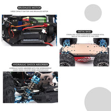 Load image into Gallery viewer, 1:14 Fast RC Cars for Adults 70+KMH Hobby RC Truck, 4WD Remote Control Car Off-Road Racing Buggy, Electric Vehicle Toy
