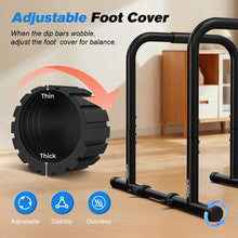Load image into Gallery viewer, RELIFE REBUILD YOUR LIFE Dip bars &amp;Dip Station  (Black)

