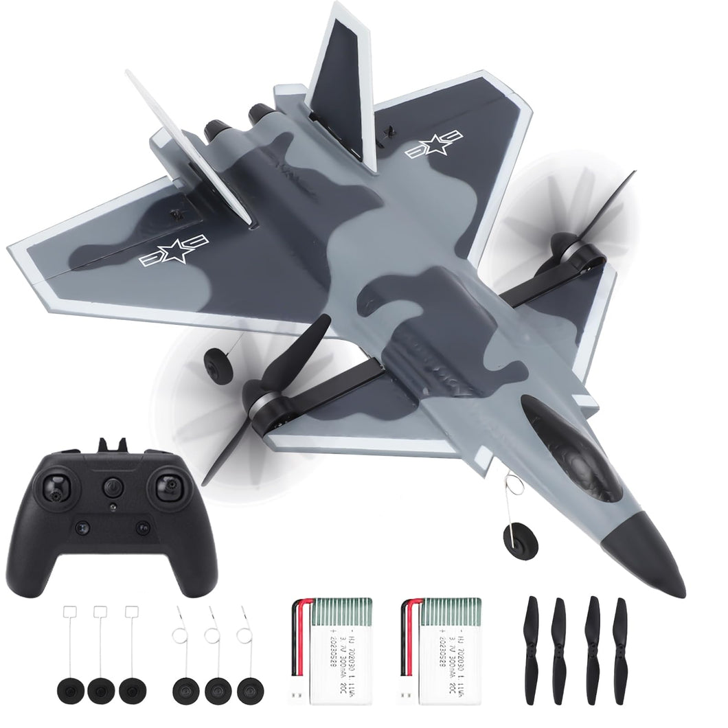 RC Plane 3 Channel Brushless Foam Glider, 40 kmh Remote Control Plane - Fly Vertically, Inverted & Tumble, Large RC Airplane Toy