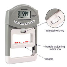 Load image into Gallery viewer, Handeful Grip Strength Tester with Zipper Bag, Digital Hand Dynamometer Grip Strength Measurement Meter Auto Capturing Electronic Hand Grip Power 198Lbs / 90Kgs
