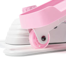 Load image into Gallery viewer, Sunny Health &amp; Fitness Pink Fully Assembled Magnetic Under Desk Elliptical Peddler
