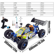 Load image into Gallery viewer, 1/8 Nitro RC Truck For Adult 90KM/H 4WD Nitro Gas Powered RC Car 94970 26CXP Engine Fast Speed Remote Control Truck (Green)
