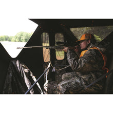 Load image into Gallery viewer, Guide Gear 6' Quad Pod Hunting Tower Blind, 2-3 Man Stand Elevated, Hunting Gear Equipment Accessories, 6x6' Mossy Oak Country Roots
