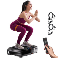 Load image into Gallery viewer, Vibration Plate Exercise Machine: TISSCARE Vibrating Plates for Weight Loss and Lymphatic Drainage, 400lbs Shake Plate Whole Body Workout Platform for Home Fitness Fat Burner Sedentary Office
