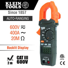Load image into Gallery viewer, Klein Tools 80141 Hand Tools Kit includes Pliers, Screwdrivers, Nut Drivers, Backpack &amp; CL120VP Electrical Voltage Test Kit with Clamp Meter, Three Testers, Test Leads
