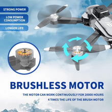 Load image into Gallery viewer, Drones with camera for adults 4k, Drones for kids 8-12, Brushless Motor, FPV Foldable Drone, Carrying Case, 40 mins Battery Life
