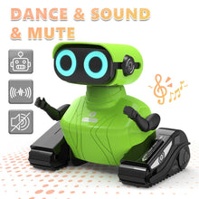 Load image into Gallery viewer, Robot Toys, Remote Control Robot Toy, RC Robots for Kids with LED Eyes, Flexible Head &amp; Arms, Dance Moves and Music (Green)

