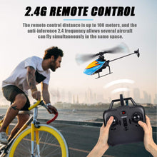 Load image into Gallery viewer, RC Helicopter for Adults and Kids, 4 Channel 2.4Ghz Remote Control Helicopter with 6-Axis Gyro, RC Aircraft with Altitude Hold and 3 Batteries (Blue)
