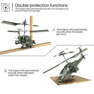 3.5 Channel RC Helicopter with Gyro Sold by TM USA