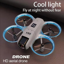 Load image into Gallery viewer, Drone With Dual Cameras, Electrically Adjustable 180 Degrees, LED Lights, Propeller Safety Protection, Intelligent Obstacle Avoidance, Headless Mode
