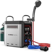 Load image into Gallery viewer, CAMPLUX Nano 3 Pro, Battery Powered Portable Water Heater, 1 lb On-Demand Propane Camping Shower, On Ground Camp Water Heater &amp; Shower Pump, CSA Certified Safety
