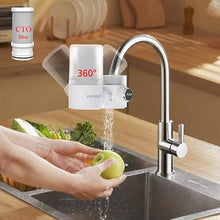Load image into Gallery viewer, Vortopt 360° Rotating Faucet Water Filter for Sink, 400 Gallon Water Filter

