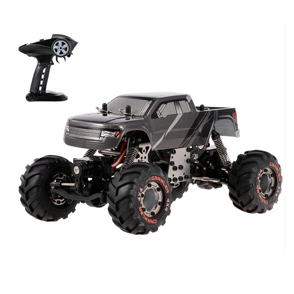 RC Cars 1/24 Scale 2.4G 4WD High Speed Electric All Terrain Off-Road Climbing Buggy 4WD Mini Rock Crawler RTR for Kids and Adults