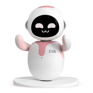 Pink - Touch Interactive Toys, Cute Robot Pets with Abundant Emotions. Idle Animations & Mini-Games, Unique Gift for Girls & Boys