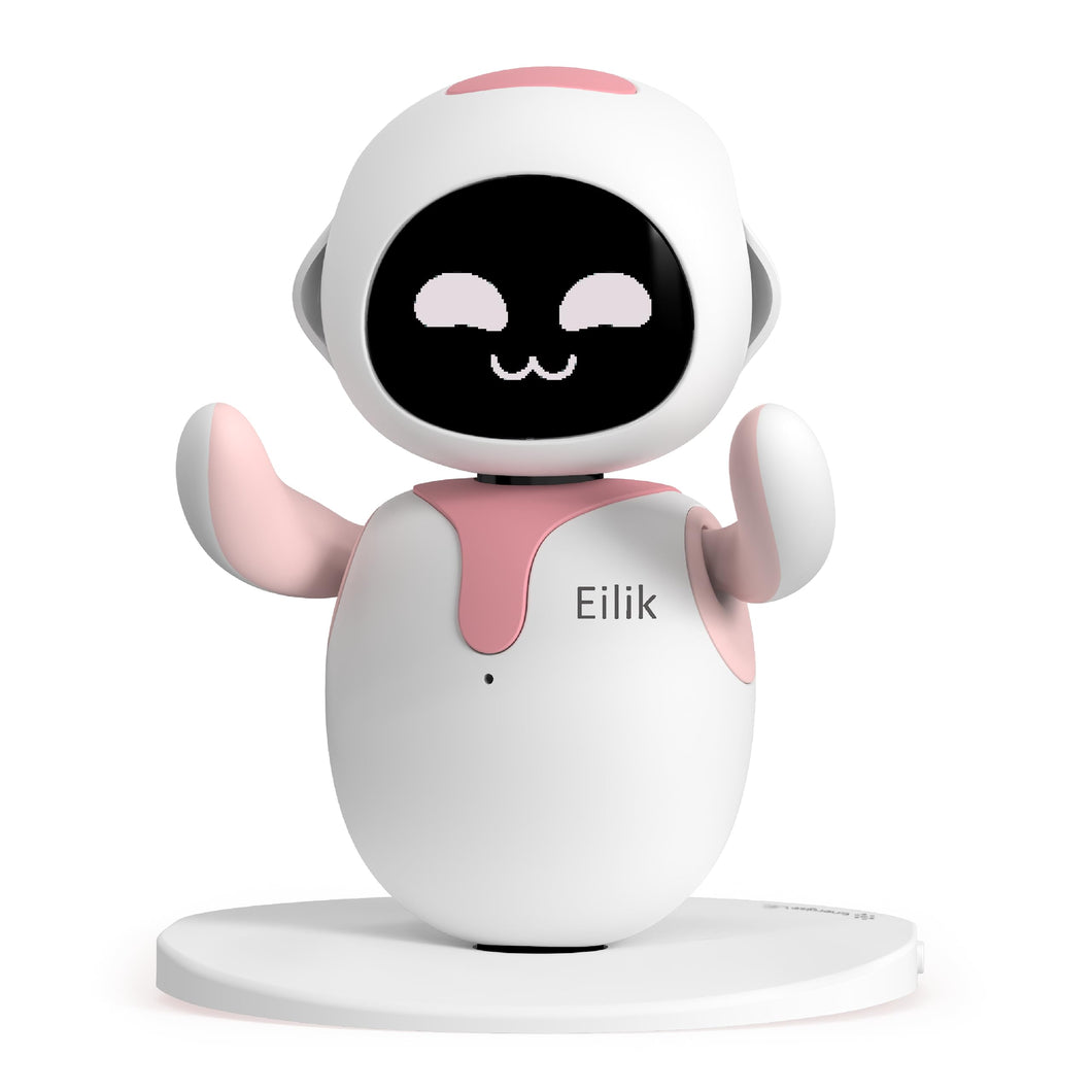 Pink - Touch Interactive Toys, Cute Robot Pets with Abundant Emotions. Idle Animations & Mini-Games, Unique Gift for Girls & Boys