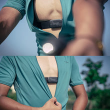 Load image into Gallery viewer, GEOID HS500 Heart Rate Monitor, Heart Rate Sensor Chest Strap, Protocol ANT+/Bluetooth -Black
