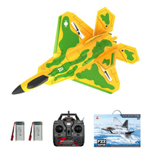 Load image into Gallery viewer, XMFHANG RC Plane 4 Channel, F22 Remote Control Airplane, 2.4GHZ RC Jet Fighter
