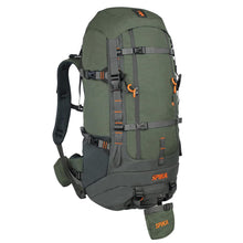 Load image into Gallery viewer, SPIKA Hunting Backpack Internal Frame for Men Waterproof Hunting Pack with Rifle Holder Rain Cover Extendable 80L+ Capacity
