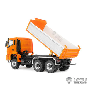 1/14 6x6 RC Hydraulic Dump Truck Metal Dumper 3-Speed Gearbox RTR Battery I6S Radio Car Light Sound System