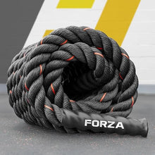 Load image into Gallery viewer, FORZA 30ft, 40ft and 50ft Battle Rope – 1.5ft &amp; 2-inch-Thick, Premium Quality Weighted Gym Rope for Fitness, Strength Training, Crossfit and More (50ft, 1.5 inch)
