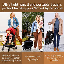 Load image into Gallery viewer, Cool Kids Lightweight Travel Stroller, Auto Fold Reversible Buggy Red
