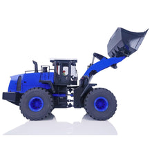 Load image into Gallery viewer, RC Hydraulic Loader 1/14 Metal Construction Vehicle Model Motor ESC Servo Lights Sound (Blue)
