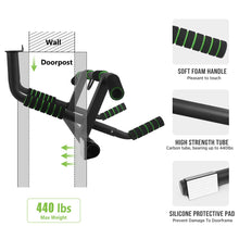 Load image into Gallery viewer, KAKICLAY 2026 Upgrade Multi-Grip Pull Up Bar with Smart Larger Hooks Technology
