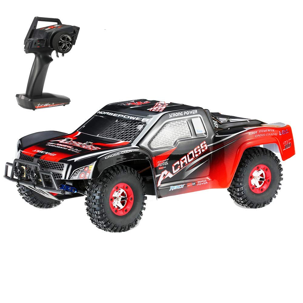 1:12 Scale Remote Control Car,4WD Top Speed 50 Km/h Electric Toy Off Road 2.4GHz RC Monster Vehicle Truck Crawler