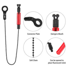 Load image into Gallery viewer, doorslay Adjustable, Volume and Sensitivity for Precise Detection Led Signal, Seamless Integration with Fishing Alarm, Fishing Bite Alarm Kit with Zipper (Red)
