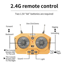 Load image into Gallery viewer, RC Excavator, 1:20 Scale Remote Control Excavator, 2.4GHz 11 Channel RC Construction Truck, Engineering Vehicles Educational Toys
