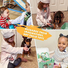 Load image into Gallery viewer, Liberry Doctor Kit for Toddlers 3 4 5 Years Old, 30-Piece Kid Doctor Toy with Stethoscope, Costume, Green Medical Pretend Play, Birthday Gift for Girls Boys
