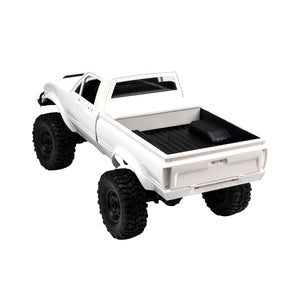 1/16 RC Rock Crawler Truck 4x4 with 3 Upgraded 1200mah Battery 2.4GHz 4WD Remote Control Off-Road Pick-up Truck RTR for Men (White)