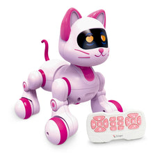 Load image into Gallery viewer, Remote Control Robot Cat, Programmable RC Smart Cat with Touch Sensing, LED Eyes Dance &amp; Music Walking Pets
