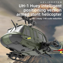 Load image into Gallery viewer, RC Helicopter, 2.4G 6CH UH-1 Huey Flybarless RC Helicopter, 6-Axis Gyroscope Stabilization, with Altitude Hold &amp; 3D Inverted Flight
