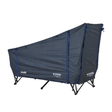 Load image into Gallery viewer, Kakadu Camping Tent Cot, 1 Person, 1 Minute Easy Setup, Folding, Compact, Elevated Tent with BlockOut Rain Fly, Awning Poles, Ultra-Fine Mesh Windows, and Carry Bag
