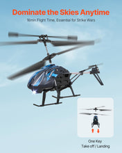 Load image into Gallery viewer, RC Helicopter, 2.4GHz Flying Remote Control Helicopter, 3.5 Channel RC Airplane for Kid, 16 Mins Flight Time, Altitude Hold, One-Key Takeoff/Landing
