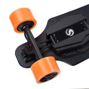 Electric Skateboard Longboard,22 MPH Top Speed, 900W Dual Motor, Max Range 22Miles，Long -Distance Commuting