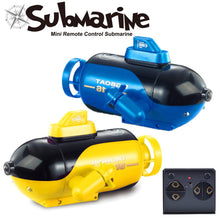 Load image into Gallery viewer, Mini Remote Control Submarine, RC Submarine Toy 4-Channel Remote Control Toy Forward/Diving
