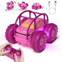 Load image into Gallery viewer, Amphibious Remote Control Car, Rechargeable RC Cars Toy 360° Flips Rotation Stunt Crawler 15KM/H 4WD All Terrain
