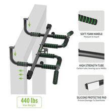 Load image into Gallery viewer, KAKICLAY New Upgrade Pull Up Bar for Doorway with Ergonomic Grip
