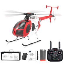 Load image into Gallery viewer, X-MechFun 1/16 Scale F119S MD500 LittleBirds RC Helicopter, 2.4G 9CH Flybarless Rotor Military Helicopter
