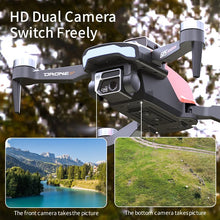 Load image into Gallery viewer, GPS Drone with 8K Dual Camera for Adults, 60 Mins Flight with 3 Batteries, Foldable Brushless Motor FPV RC Quadcopter with Carrying Case
