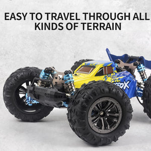 1:14 Fast RC Cars for Adults 70+KMH Hobby RC Truck, 4WD Remote Control Car Off-Road Racing Buggy, Electric Vehicle Toy
