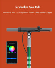 Load image into Gallery viewer, Electric Scooter for Adults, Commuter Electric Scooter, 15.5 MPH, 18.6 Miles, Lightweight Scooter Ambient Light, 600W Peak Power
