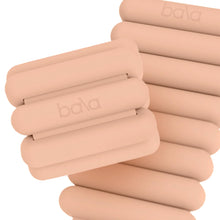 Load image into Gallery viewer, Bala Bangles Wrist &amp; Ankle Weights for Women &amp; Men - 3 lb Adjustable Weighted Bands - Sand
