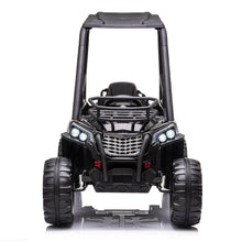 Load image into Gallery viewer, Ride On UTV Car with Remote Control, 24V Battery Powered 2 Speeds Electric 4 Wheels Motorized Vehicles, Black
